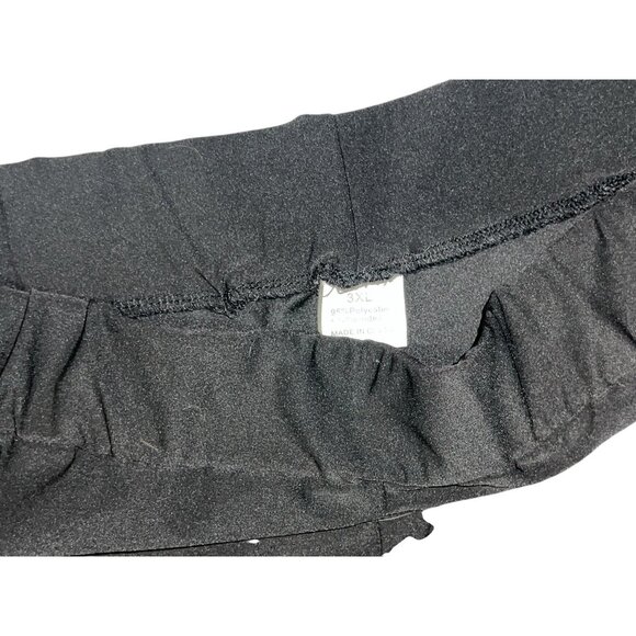 No You Hang Up Horror Graphic Womens Shorts Halloween 3XL Black Pink Stretchy - Picture 2 of 3